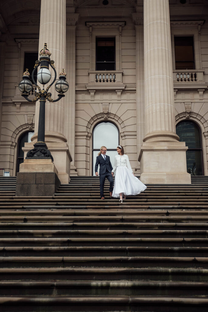 Melbourne city wedding photos