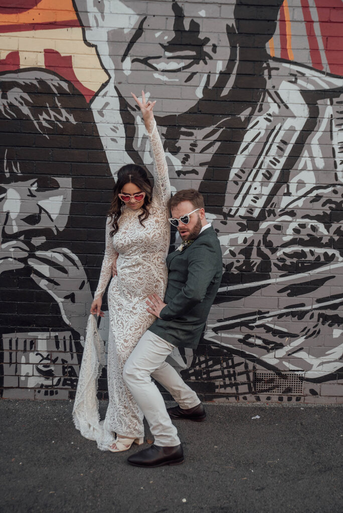 Fun Melbourne wedding